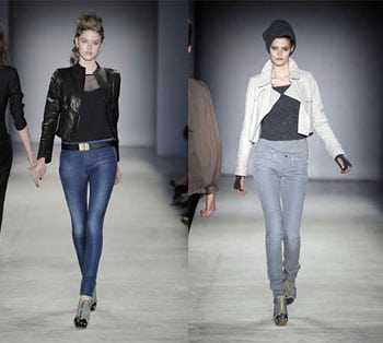 O jeans do inverno 2010 nas passarelas londrinas