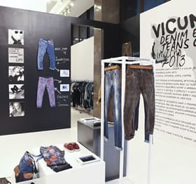 Vicunha monta galeria com peças jeans