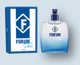 Forum lança perfume na versão jeans in blue