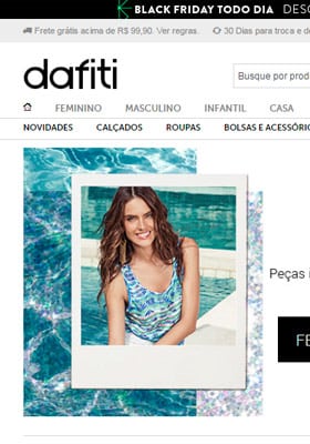 Dafiti estende descontos da Black Friday