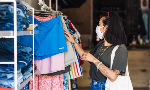 Inflação de roupas pressiona em junho