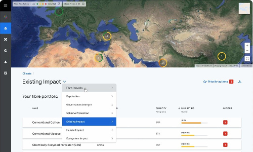 Ferramenta do Google mede impacto ambiental das fibras têxteis