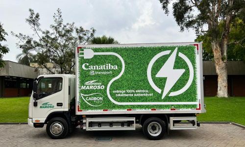 Canatiba testa veículo elétrico para entrega