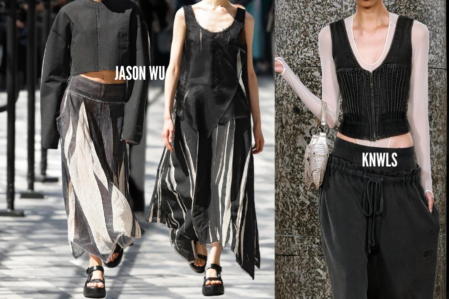 O jeans de Jason Wu e KNWLS para S/S 2025